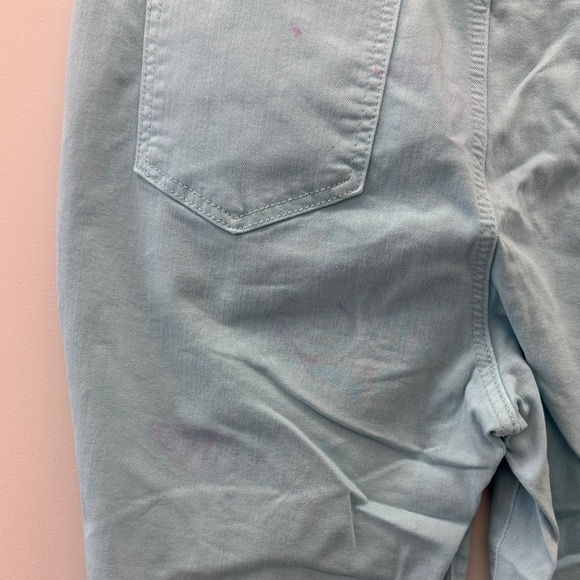 Chico's Soft Aqua Cropped Jeans Size 3 (16) - Picture 5 of 6